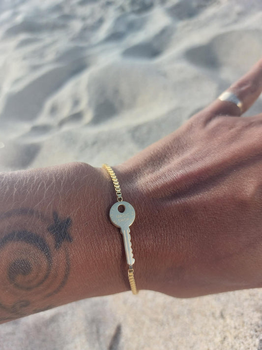 Magic shop key bracelet